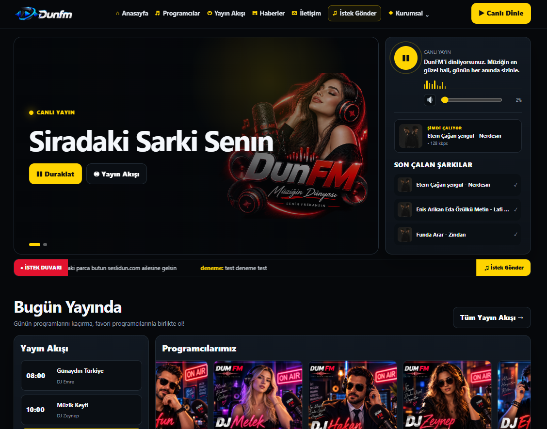 Wp Radyo Teması